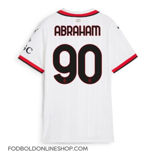 AC Milan Tammy Abraham #90 Udebanetrøje Dame 2024-25 Kortærmet